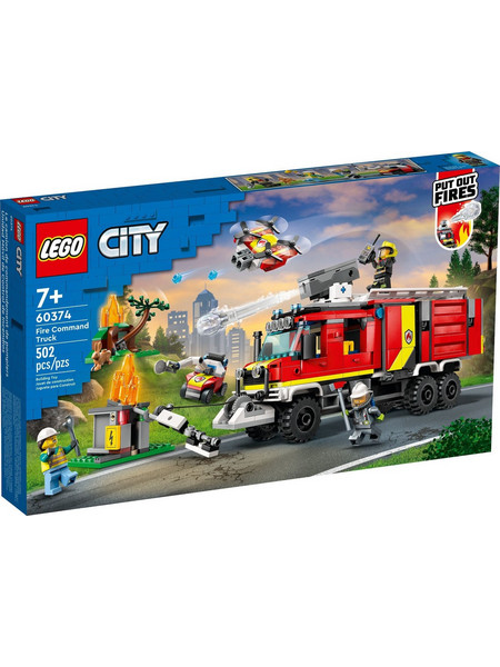 Lego City Fire Command Truck για 7+ Ετών 60374