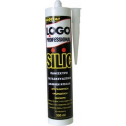 Κόλλα Σιλικόνης Logo Silic Professional Διαφανής 300 ml