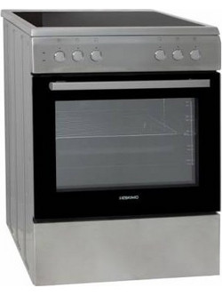 Eskimo ES VC4031INX Κουζίνα Αερίου & Ρεύματος 72lt με Κεραμικές Εστίες 60cm
