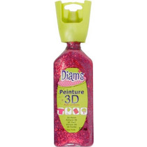 Χρώμα Diam's 3D 37ml Pailletee rouge (DI40955)