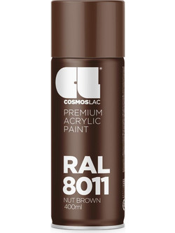Cosmoslac Premium Acrylic Paint Σπρέι Βαφής Nut Brown RAL8011 Gloss 400ml
