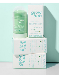 Glow Hub Calm Soothe Stick Κρεμώδης Μάσκα Προσώπου για Αντιγήρανση με Άργιλο Αλόη & Κάνναβη 35gr