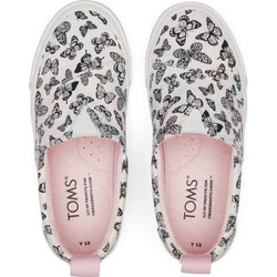TOMS PASTEL PINK BUTTERFLIES TIE DYE TWILL 10019589 ΡΟΖ