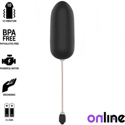 Online Vibrating Egg Waterproof Δονητής Egg Μαύρος