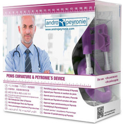 Andromedical Andropeyronie Curvature Μεγεθυντής Έλξης Πέους Μωβ