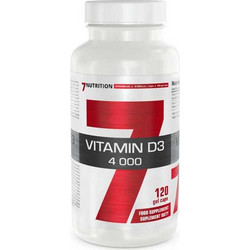 7Nutrition Vitamin D3 4000 120 Κάψουλες
