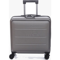 Bartuggi 718-423489 Βαλίτσα Καμπίνας 43x40x23cm με 4 Ρόδες Ασημί