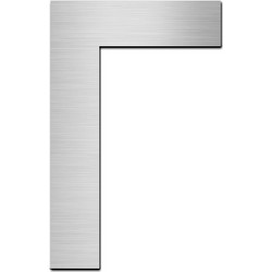 Γράμματα κατοικιών Αυτοκόλλητα σειρά 932 Inox Mat Γράμμα Γ 70mm