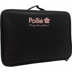 POLLIE 07321/50 Επαγγελματικό βαλιτσάκι μεταφοράς XL με ιμάντα μεταφορας Black