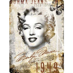 Nostalgic Πίνακας Marilyn Monroe-Portrait-Collage 30x40εκ