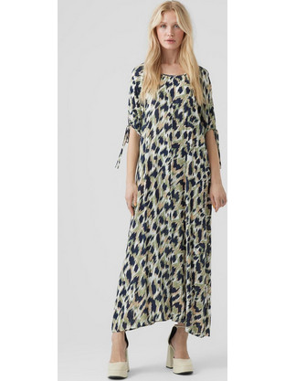 Vero Moda Midi Καλοκαιρινό Καθημερινό Φόρεμα Πολύχρωμο 10281885
