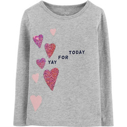 Carter's Παιδικό T-Shirt Μακρυμάνικο Γκρι 29112110
