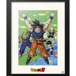 GB Eye Dragon Ball Z Spirit Bomb Collector Print 30x40cm - Συλλεκτικός Πίνακας με Κορνίζα