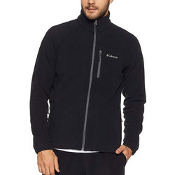 Columbia Fast Trek Ανδρική Ζακέτα Fleece με Φερμουάρ Μαύρη AM3039-010