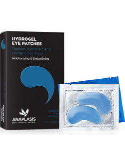 Anaplasis Hydrogel Peptides Hyaluronic Acid Collagen Sea Water Eye Patches με Κολλαγόνο 8τμχ