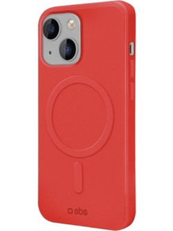 SBS Smooth Mag Back Cover Red (iPhone 14)