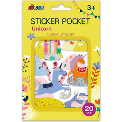 Avenir Αυτοκόλλητα 20Τμχ Sticker Pocket Unicorn 60506