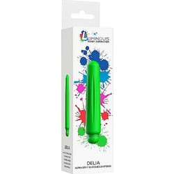 Luminous ABS Bullet Delia Vibrator Δονητής Bullet Πράσινος