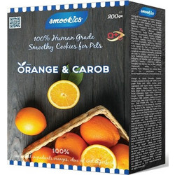 Smookies Cookies with Orange & Carob 200gr