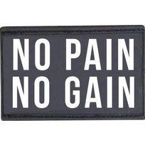 PATCH NO PAIN NO GAIN Μαύρο 35004 (H&S)
