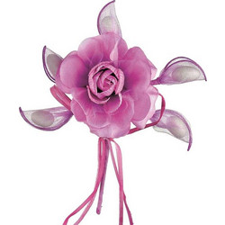 Μπομπονιέρα Γάμου Λουλούδι Με Κουφέτα Μ7841-1 Λιλά