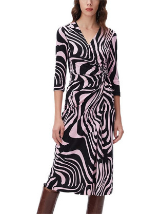 Diane Von Furstenberg Borris Midi Καθημερινό Φόρεμα DVFDL4Q042ZBGMP-B7014