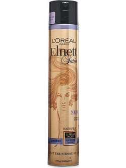L'Oreal Paris Elnett Satin Lumiere Sumpreme Λακ Μαλλιών για Λάμψη Πολύ Δυνατό Κράτημα 400ml
