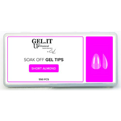 Gel.It.Up Short Almond Tips Νυχιών 240τμχ