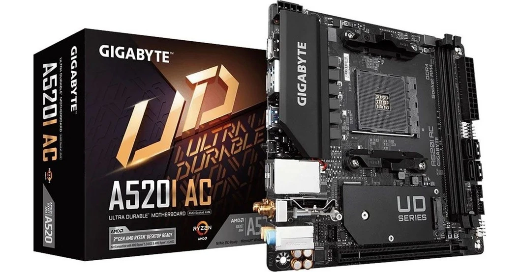Gigabyte A520I AC Motherboard Mini ITX με AMD AM4 Socket BestPrice.gr
