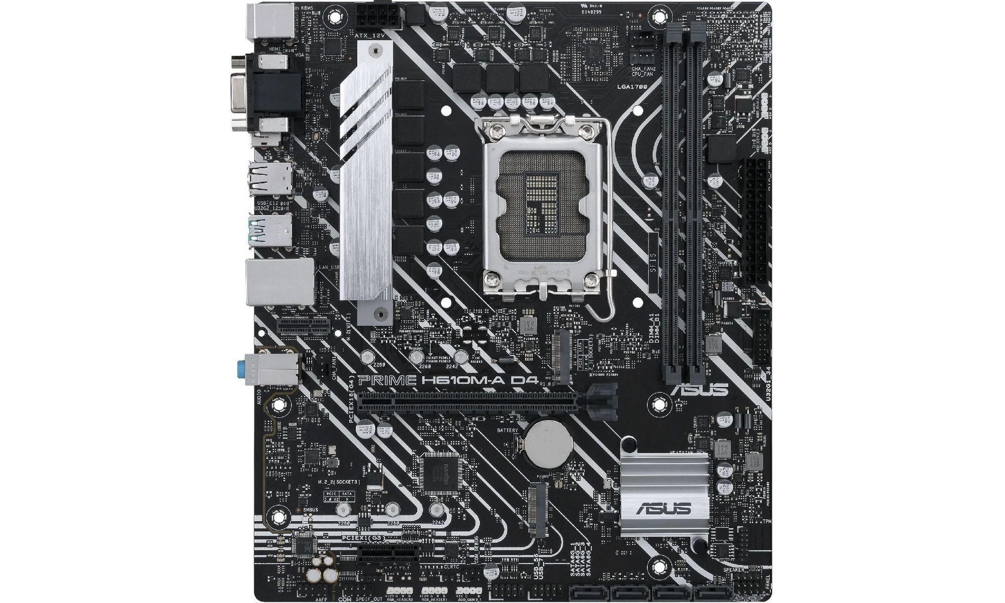 Asus Prime H610ME D4CSM Motherboard Micro ATX με Intel 1700 Socket
