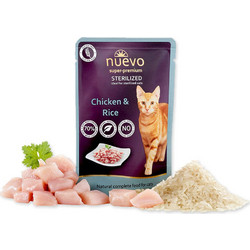 Nuevo Super Premium Sterilised with Chicken & Rice 85gr