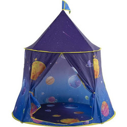 Bakaji Castle Hut Blue Παιδική Σκηνή Κάστρο
