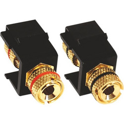 Acaelec Modys Μαύρος Aντάπτορας 2 x Hxείων LS 4mm KS 1 Στοιχείου (10101416791)