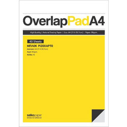 Μπλοκ ριζόχαρτο Salko Overlap Α4 40φύλλα 90gr