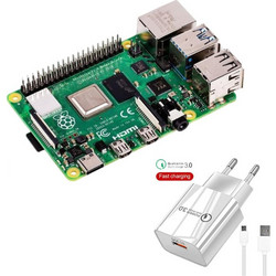 Raspberry Pi 4 Model B + Lamtech Barebone (ARM Cortex-A72 / 8GB DDR4)