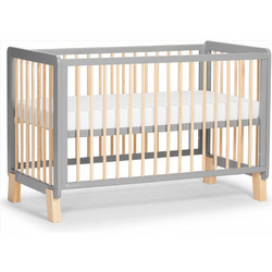 DecoBebe Joanna Πολυμορφική Κούνια για Στρώμα 60x120cm Γκρι