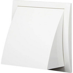 Περσίδα εξαερισμού O100mm 148x153mm από πλαστικό ABS