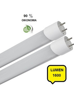 LED Λάμπα Φθορίου T8 18W 120 cm Θερμό 3000K