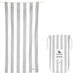 Dock & Bay Goa Παιδικό Πόντσο Θαλάσσης Microfiber Γκρι 90x160cm