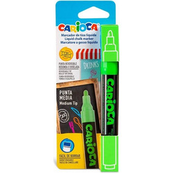 Mαρκαδόρος Υγρής Κιμωλίας Carioca - Πράσινο 43557/04