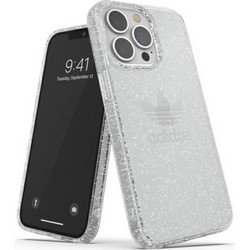 Adidas OR Protective Clear Case Glitter for iPhone 13 Pro / iPhone 13 - Transparent Silver