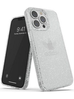 Adidas OR Protective Clear Case Glitter for iPhone 13 Pro / iPhone 13 - Transparent Silver