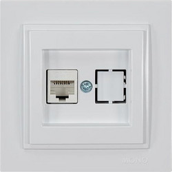 ΠΡΙΖΑ DATA CAT 6 RJ 45 MONH ΛΕΥΚΗ
