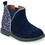 GBB Lanette Παιδικά Μποτάκια Μπλε Suede Chelsea με Φερμουάρ AI301-42