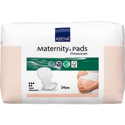 Abena Premium Maternity Pads Σερβιέτες Λοχείας χωρίς Φτερά 5 Σταγόνες 14τμχ