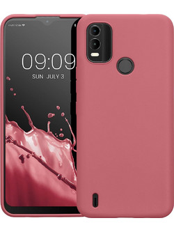 KWmobile Θήκη Σιλικόνης Nokia C21 Plus - Dark Rose (61460.167)