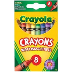 Crayola Κηρομπογιές Σετ 8τμχ