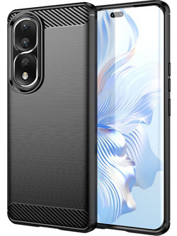 Techsuit Carbon Silicone Θήκη (Honor 90 Pro / 80 Pro) Black