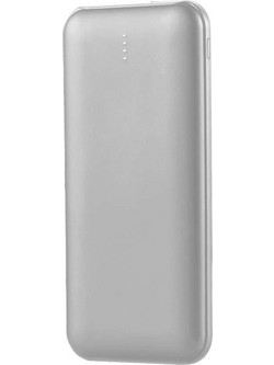 V-Tac Power Bank 10000mAh 10W με 2 Θύρες USB-A & Θύρα USB-C Silver