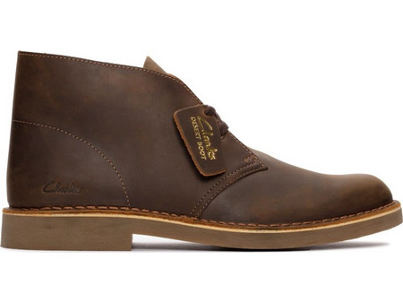 Clarks Ανδρικά Μποτάκια Δερμάτινα Καφέ 26166785